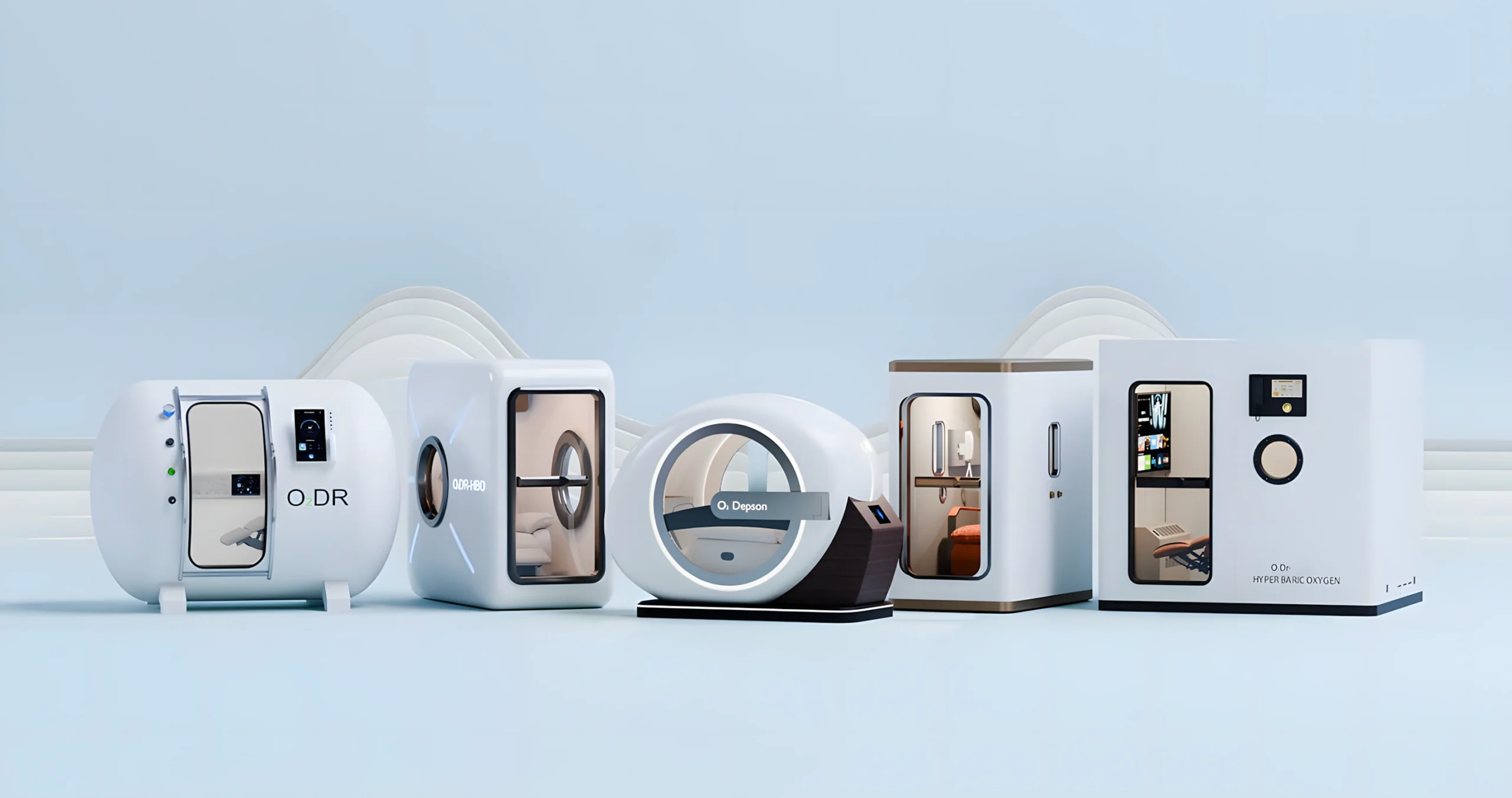 HyperbaricO2Care 5 models product line